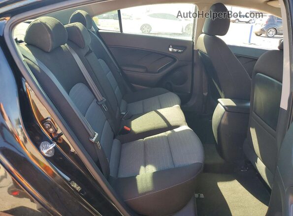 KNAFX4A88G5450748 2016 KIA FORTE Black Հետևի նստատեղերի տեսք