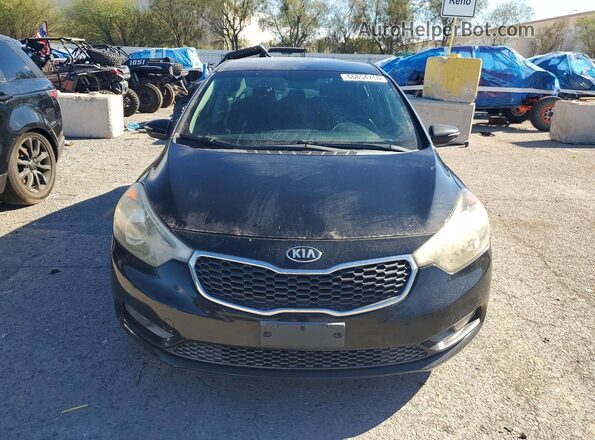 KNAFX4A88G5450748 2016 KIA FORTE Black Դիմացի տեսք