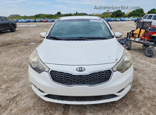KNAFX4A89G5546629 2016 KIA FORTE White წინა ხედი