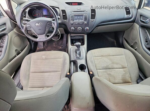 KNAFX4A89G5546629 2016 KIA FORTE White წინა პანელის ხედი
