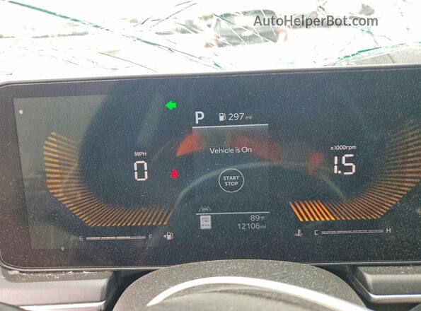 KNAG64J71T5416398 2026 KIA K5 White Vista del cuadro de instrumentos