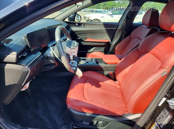 KNAG64J77S5376021 2025 KIA K5 Black Vista interior delantera