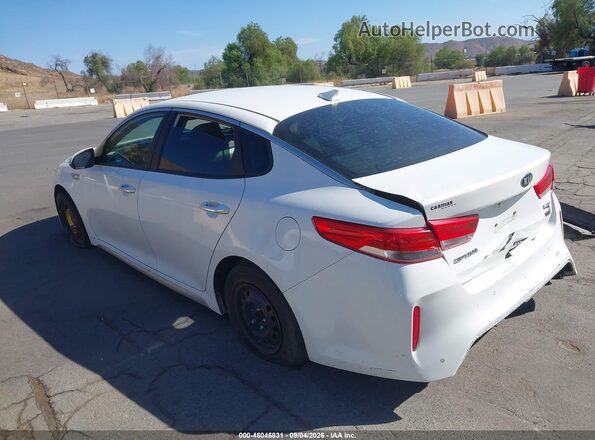KNAGT4LC7H5008837 2017 KIA OPTIMA HYBRID Белый Задняя левая четверть