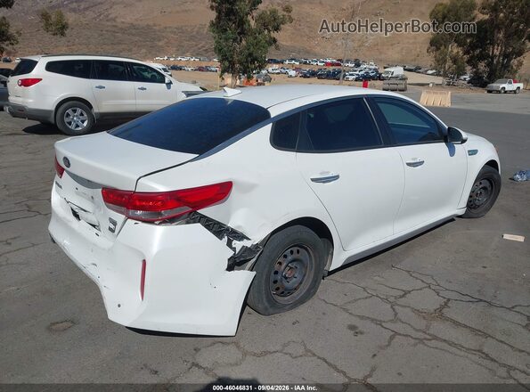KNAGT4LC7H5008837 2017 KIA OPTIMA HYBRID Белый Задняя правая четверть