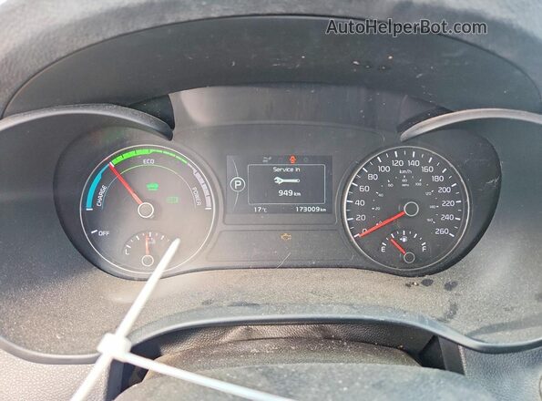 KNAGT4LE7H5015322 2017 KIA OPTIMA Blue Vista del cuadro de instrumentos