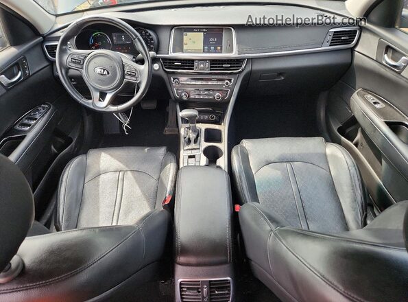 KNAGU4LE4H5009698 2017 KIA OPTIMA Blue Առջևի վահանակի տեսք
