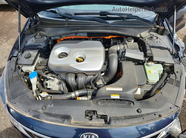 KNAGU4LE4H5009698 2017 KIA OPTIMA Blue Սալոնի հետևի տեսք