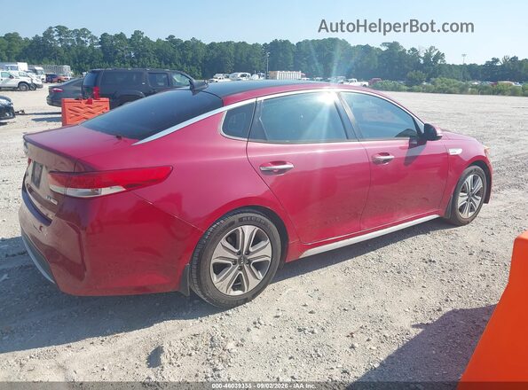 KNAGU4LE9H5010314 2017 KIA OPTIMA HYBRID Красный Панорамный вид салона 360°