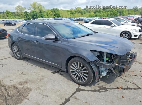 KNALC4J10H5073108 2017 KIA CADENZA Gray Delantero derecho