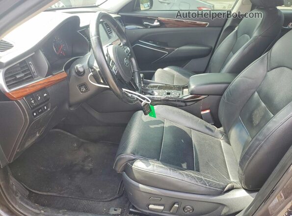 KNALC4J10H5073108 2017 KIA CADENZA Gray Vista interior delantera