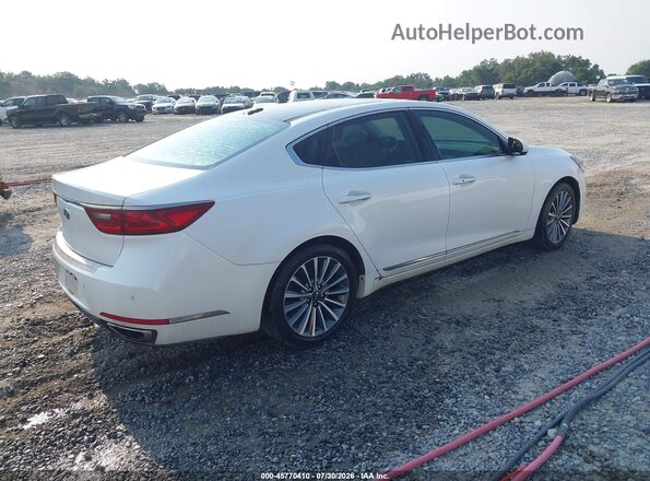 KNALC4J1XH5077411 2017 KIA CADENZA White Trasero derecho