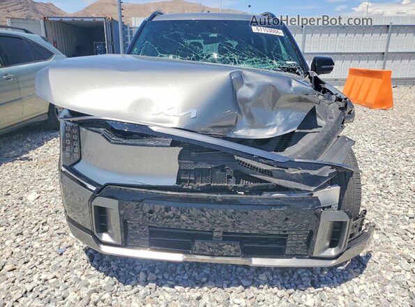 KNDAEFS51R6026280 2024 KIA EV9 Gray Vista frontal