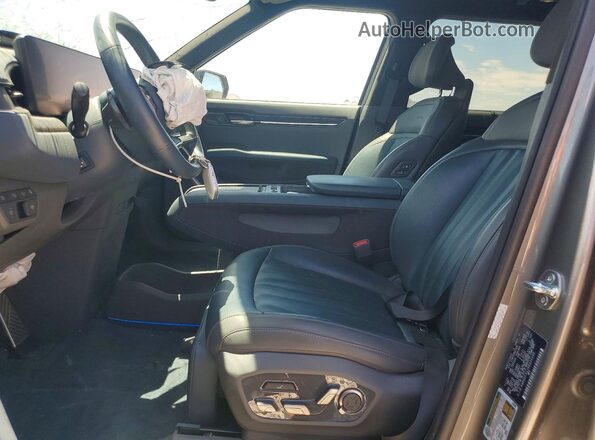 KNDAEFS51R6026280 2024 KIA EV9 Gray Vista interior delantera