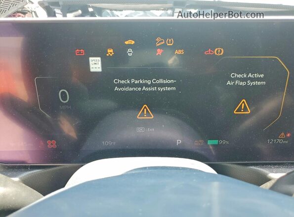 KNDAEFS51R6026280 2024 KIA EV9 Gray Vista del cuadro de instrumentos