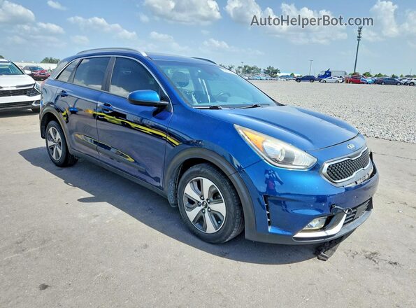 KNDCB3LC1J5112034 2018 KIA NIRO Blue Передня права чверть