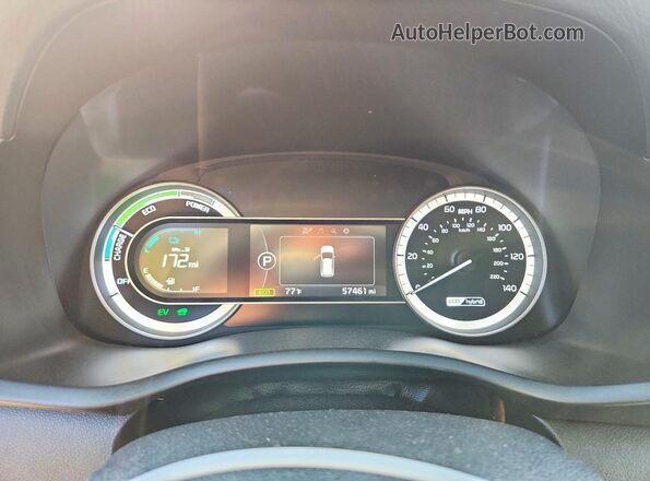KNDCB3LC4H5045696 2017 KIA NIRO Белый Вид щитка приборов