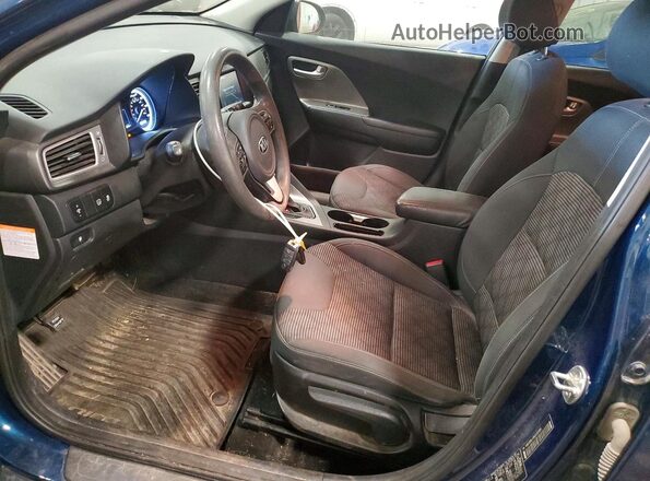 KNDCB3LC4K5332186 2019 KIA NIRO Blue წინა სალონის ხედი