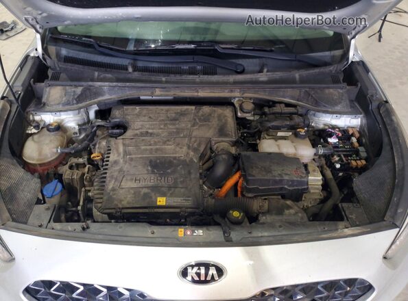 KNDCB3LC5M5488501 2021 KIA NIRO Silver Widok wnętrza z tyłu