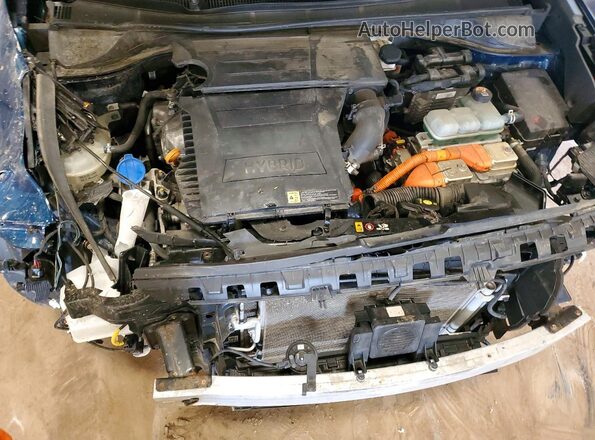 KNDCB3LC6L5376868 2020 KIA NIRO Blue Vista del compartimento del motor