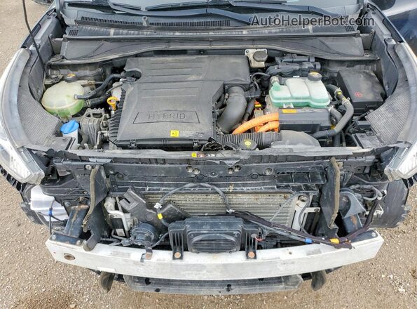 KNDCB3LC8H5050383 2017 KIA NIRO Black Vista interior trasera