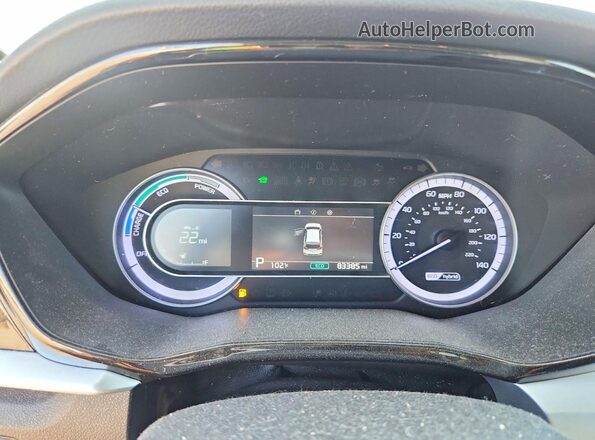 KNDCB3LC8M5464256 2021 KIA NIRO Silver Instrument cluster view