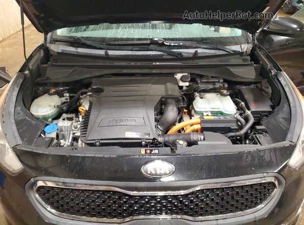KNDCB3LC9H5069783 2017 KIA NIRO Black Engine compartment view