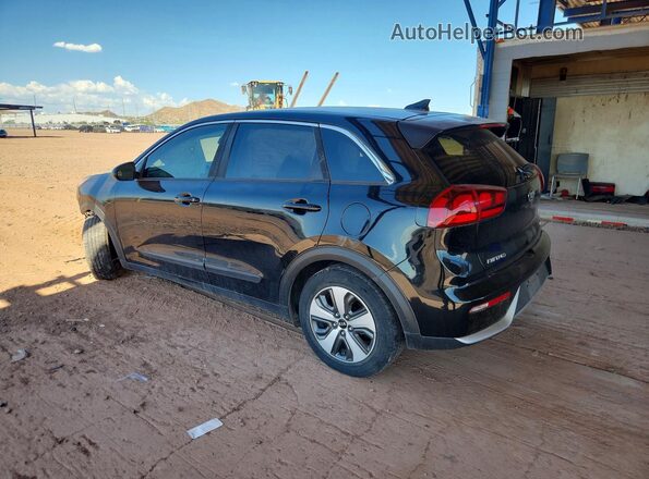 KNDCB3LCXH5099519 2017 KIA NIRO Black Trasero izquierdo