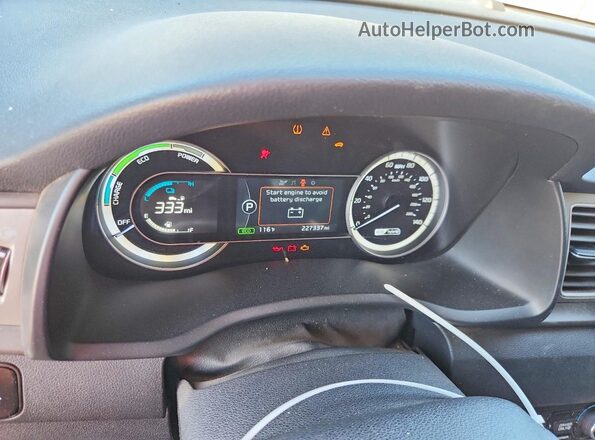 KNDCB3LCXH5099519 2017 KIA NIRO Black Vista del cuadro de instrumentos