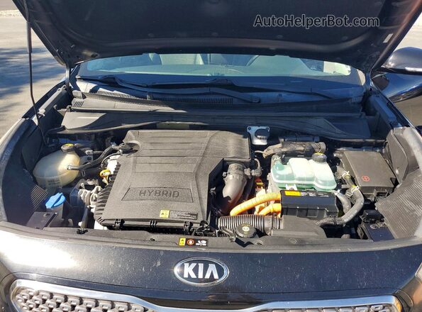 KNDCC3LC1H5095694 2017 KIA NIRO Черный Вид подкапотного пространства