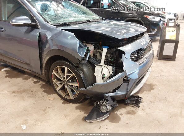 KNDCC3LC2N5536681 2022 KIA NIRO Blue Widok z przodu