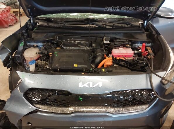 KNDCC3LC2N5536681 2022 KIA NIRO Blue Widok z tyłu
