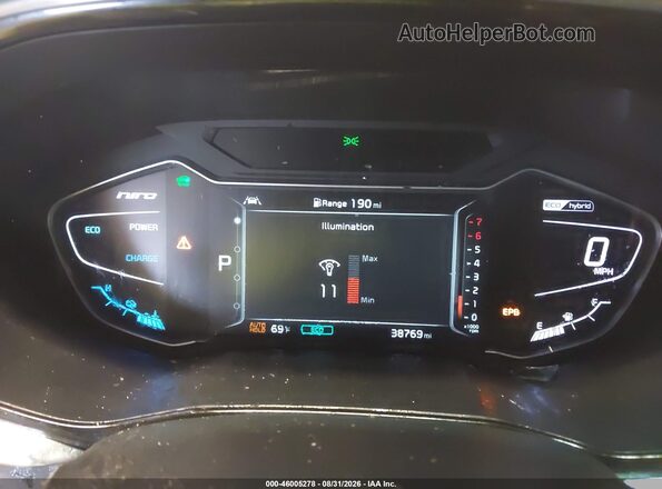 KNDCC3LC2N5536681 2022 KIA NIRO Blue Widok tylnych siedzeń