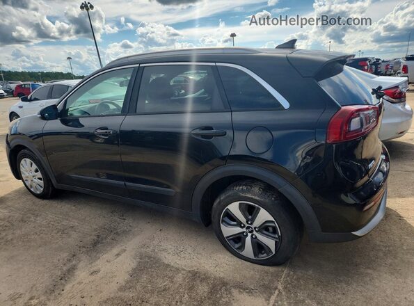 KNDCC3LC4H5065900 2017 KIA NIRO Черный Задняя левая четверть