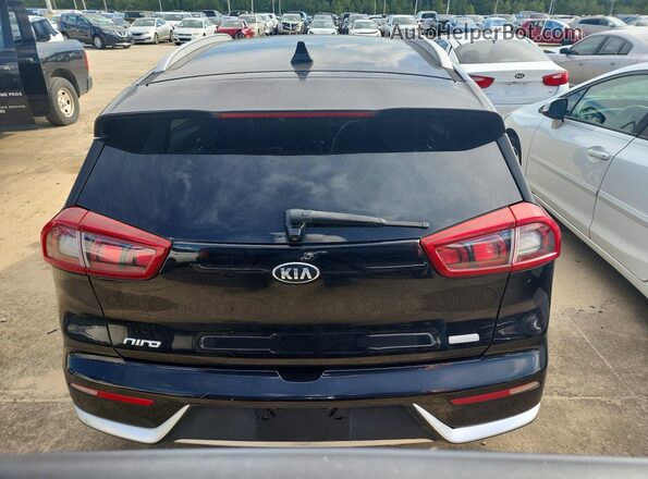 KNDCC3LC4H5065900 2017 KIA NIRO Черный Вид сзади