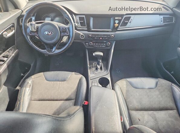 KNDCC3LC4H5065900 2017 KIA NIRO Черный Вид панели приборов