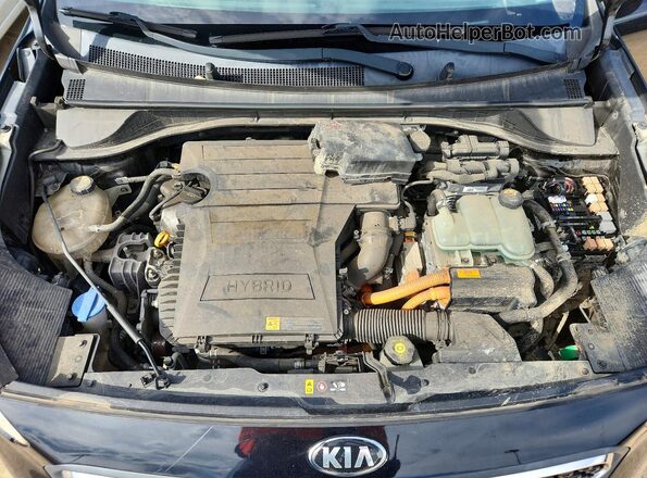 KNDCC3LC4H5065900 2017 KIA NIRO Черный Вид подкапотного пространства