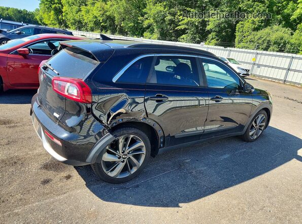 KNDCC3LC5H5072578 2017 KIA NIRO Black Trasero derecho