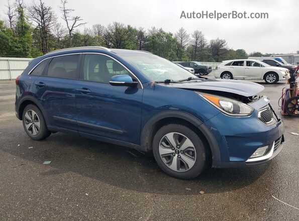 KNDCC3LC6J5108574 2018 KIA NIRO Blue Front right