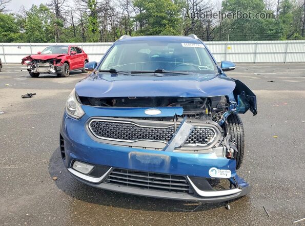 KNDCC3LC6J5108574 2018 KIA NIRO Blue Front view