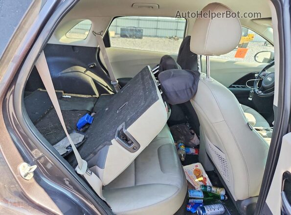 KNDCD3LD6K5254531 2019 KIA NIRO Gray Вид задніх сидінь