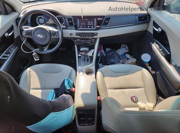 KNDCD3LD6K5254531 2019 KIA NIRO Gray Вид панелі приладів