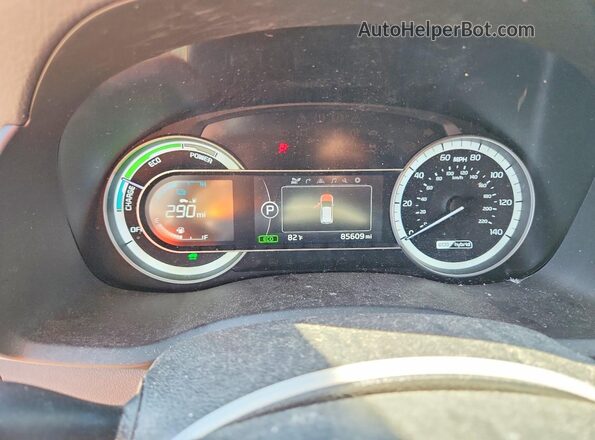 KNDCE3LC2J5171181 2018 KIA NIRO Blue Vista del cuadro de instrumentos