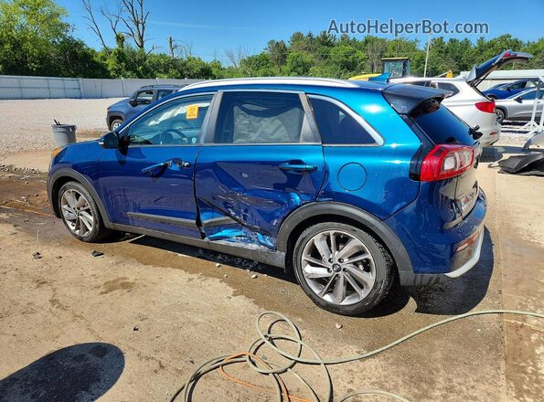 KNDCE3LC2J5171181 2018 KIA NIRO Blue Trasero izquierdo