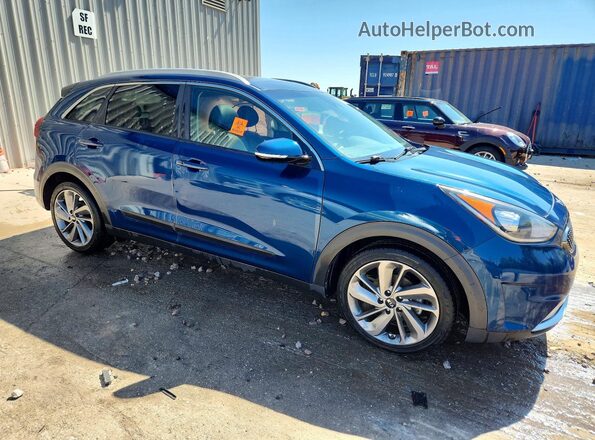 KNDCE3LC2J5171181 2018 KIA NIRO Blue Delantero derecho