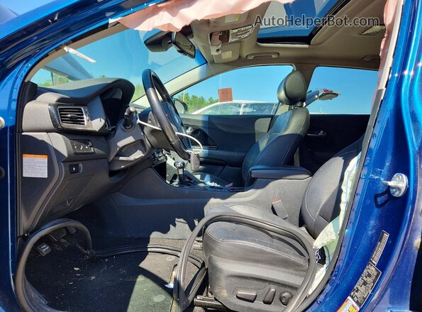 KNDCE3LC2J5171181 2018 KIA NIRO Blue Vista interior delantera