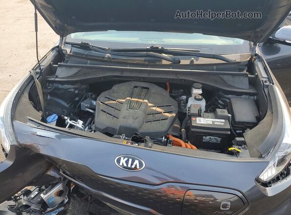 KNDCE3LG5K5017861 2019 KIA NIRO Серый Вид подкапотного пространства