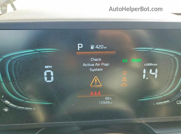 KNDCP3LE0T5343349 2026 KIA NIRO Gray ხელსაწყოთა პანელის ხედი