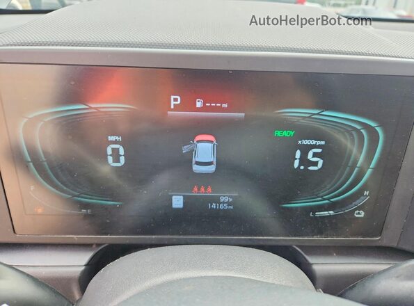 KNDCP3LE2T5327668 2026 KIA NIRO Серый Вид щитка приборов