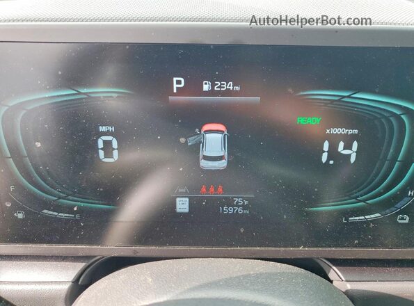 KNDCP3LE3T5337142 2026 KIA NIRO Серый Вид щитка приборов