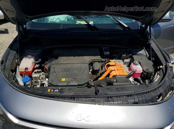 KNDCR3LE0S5227318 2025 KIA NIRO Gray ძრავის განყოფილების ხედი